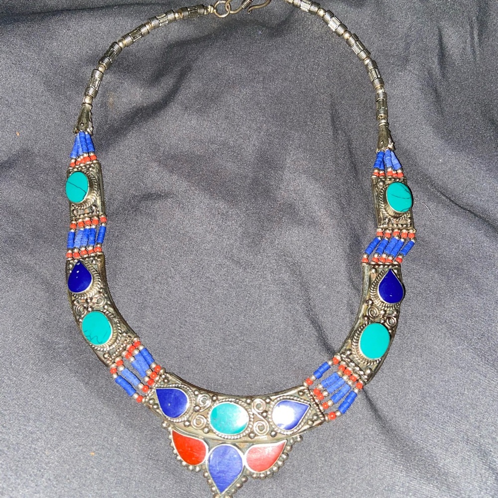 Nepal Jewelry Tibetan Silver Turquoise Tribal